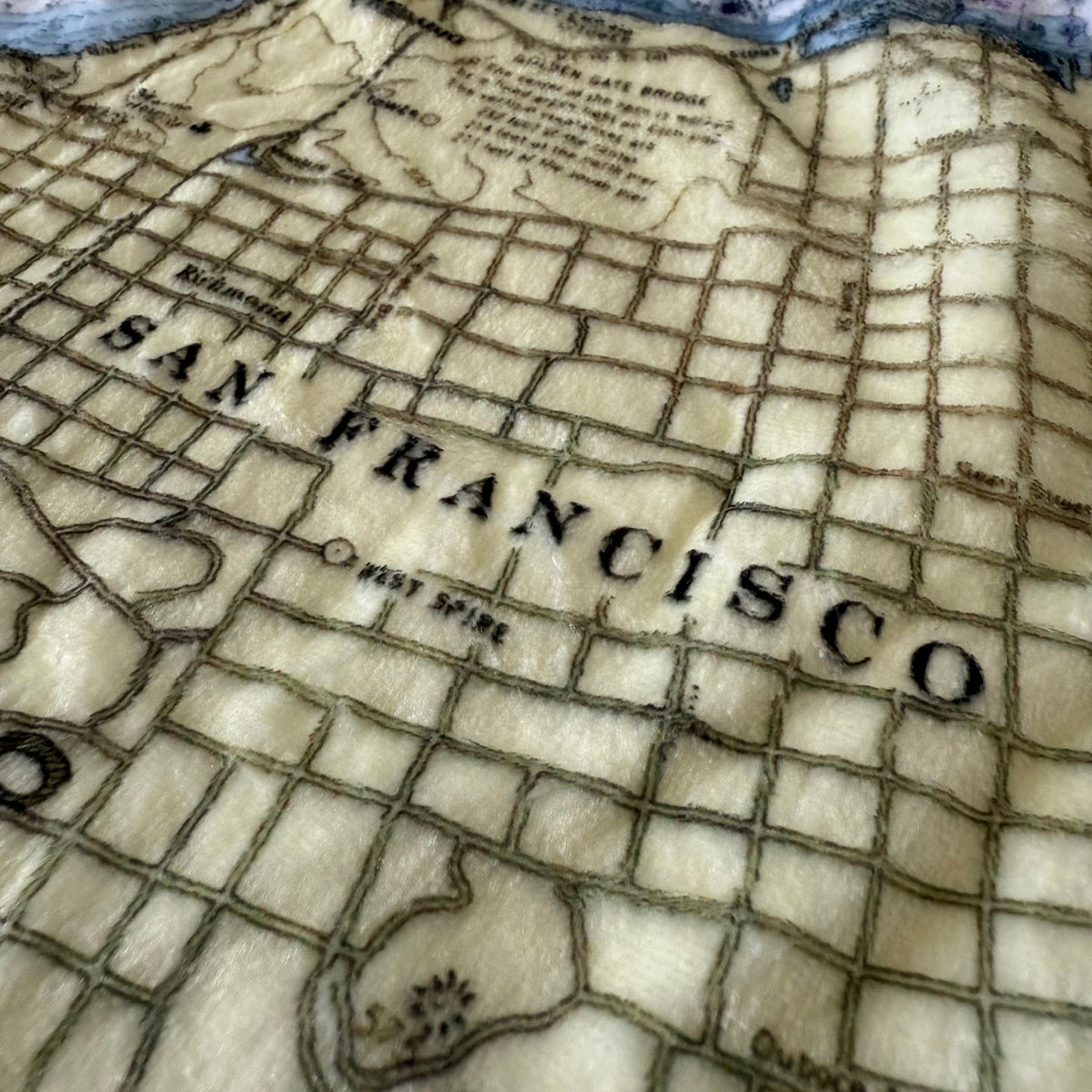 San Francisco, CA Map Blanket - Maritime Tribes USABlanket