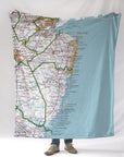 Sandy Hook to Beach Haven NJ Antique Blanket - Maritime Tribes USABlanket