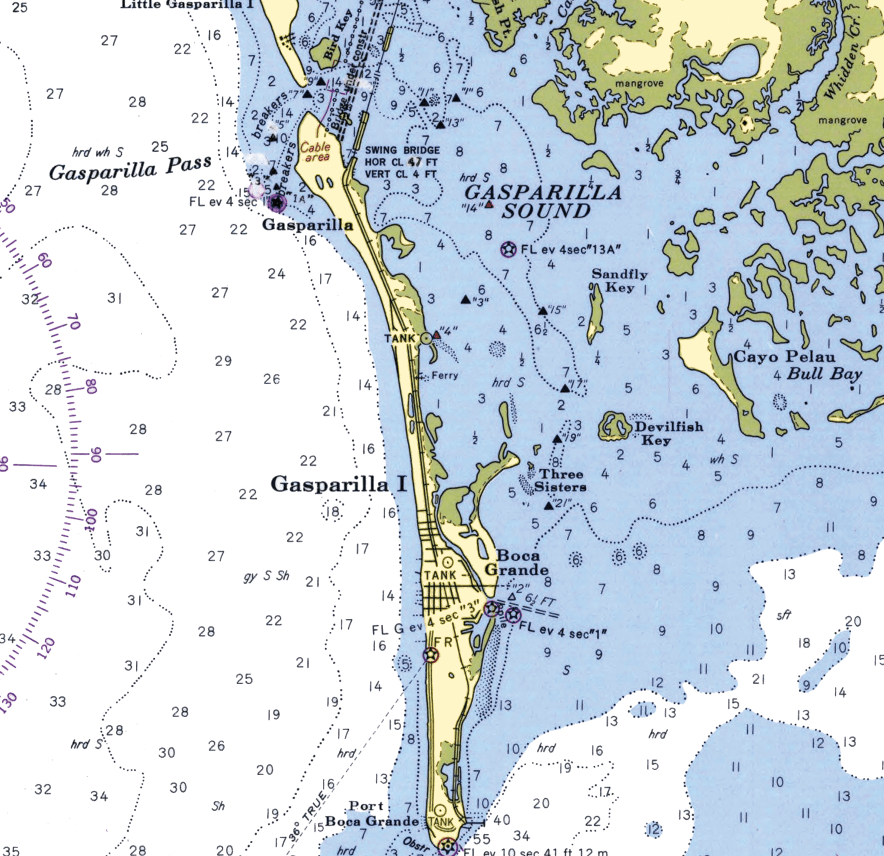 Sanibel Island, FL Nautical Chart Blanket - Maritime Tribes USABlanket