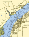Sanibel Island, FL Nautical Chart Blanket - Maritime Tribes USABlanket