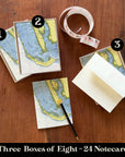 Sanibel Island Notecard, Pack of 24 Notecards - Maritime Tribes USANotecard
