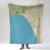 Santa Monica Bay, CA Charted Territory Map Blanket - Maritime Tribes USABlanket