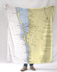 Sarasota Nautical Chart Blanket - Maritime Tribes USABlanket