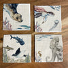 Sea Creatures Coasters - Maritime Tribes USAapron