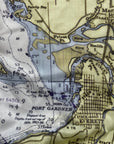 Seattle, WA Puget Sound, Nautical Chart Scarf - Maritime Tribes USAScarf