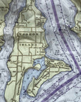 Seattle, WA Puget Sound, Nautical Chart Scarf - Maritime Tribes USAScarf