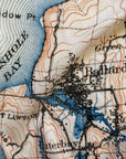 Seattle, WA Puget Sound, Vintage Map Scarf - Maritime Tribes USAScarf