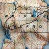 Seattle, WA Puget Sound, Vintage Map Scarf - Maritime Tribes USAScarf