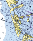 Siesta Key, FL.Nautical Chart Blanket - Maritime Tribes USABlanket