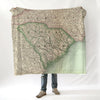 South Carolina Antique State Map (Charleston) Blanket - Maritime Tribes USABlanket