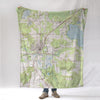 Spooner, WI Topo Map Blanket - Maritime Tribes USABlanket