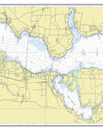St. John’s River, Florida Chart Placemat - Maritime Tribes USALaminated Placemat