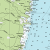 St Lucia, Caribbean, Nautical Chart Quick-Dry Towel - Maritime Tribes USA
