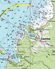 St Lucia, Caribbean, Nautical Chart Quick-Dry Towel - Maritime Tribes USA