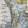 St. Pete Beach, Clearwater, FL Nautical Chart Scarf - Maritime Tribes USAScarf
