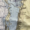 St. Pete Beach, Clearwater, FL Nautical Chart Scarf - Maritime Tribes USAScarf