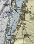 St. Pete Beach, Clearwater, FL Nautical Chart Scarf - Maritime Tribes USAScarf