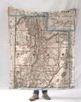 State Map of UTAH Blanket - Maritime Tribes USABlanket