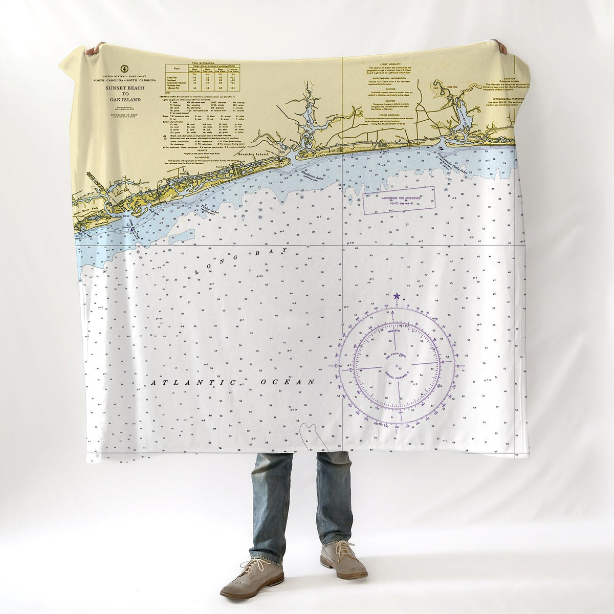 Sunset Beach, NC Blanket - Maritime Tribes USABlanket