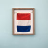 "T" Nautical Flag in Glass-Free Shadow Box Frame - Maritime Tribes USA