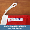 T (Tango) Nautical Signal Flag – Traditional Maritime Code Flag - Maritime Tribes USASignal Flag