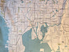 Tampa / Clearwater Sea Glass Style Map Quick Dry Towel - Maritime Tribes USATowel