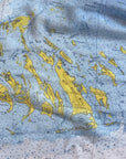 The Florida Keys (Key West to Key Largo) Nautical Map Scarf - Maritime Tribes USAScarf