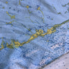 The Florida Keys (Key West to Key Largo) Nautical Map Scarf - Maritime Tribes USAScarf