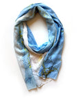 The Florida Keys (Key West to Key Largo) Nautical Map Scarf - Maritime Tribes USAScarf