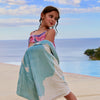 Towel, Beach & Bath Wholesale - Side A: Cotton Terry. Side B: Fleecy Map - Maritime Tribes USA