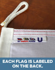 U (Uniform) Nautical Signal Flag – Traditional Maritime Code Flag - Maritime Tribes USASignal Flag