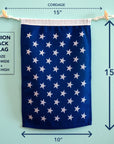 U.S. 'Union Jack' Flag - 10" x 15" - Maritime Tribes USASignal Flag