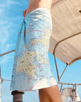 US Virgin Islands Imray Chart Towel (St. Thomas & St. John, USVI) - Maritime Tribes USA
