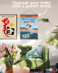 Vintage Surf Poster - 22" x 28" - Customized to your town - Maritime Tribes USA