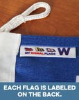 W (Whiskey) Nautical Signal Flag – Traditional Maritime Code Flag - Maritime Tribes USASignal Flag