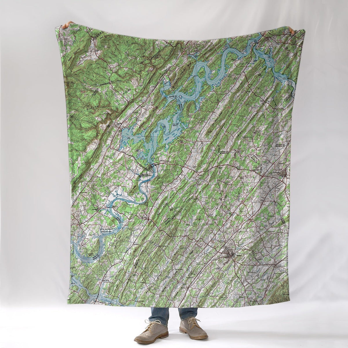 Watts Bar Lake with Athens, TN Blanket - Maritime Tribes USABlanket