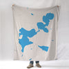 Wilson Pond ME Hometown Map Blanket - Maritime Tribes USABlanket