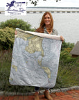 Winthrop, MA Vintage BABY Blanket - Maritime Tribes USABlanket