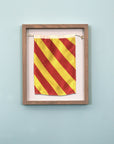 "Y" Nautical Flag in Glass-Free Shadow Box Frame - Maritime Tribes USA