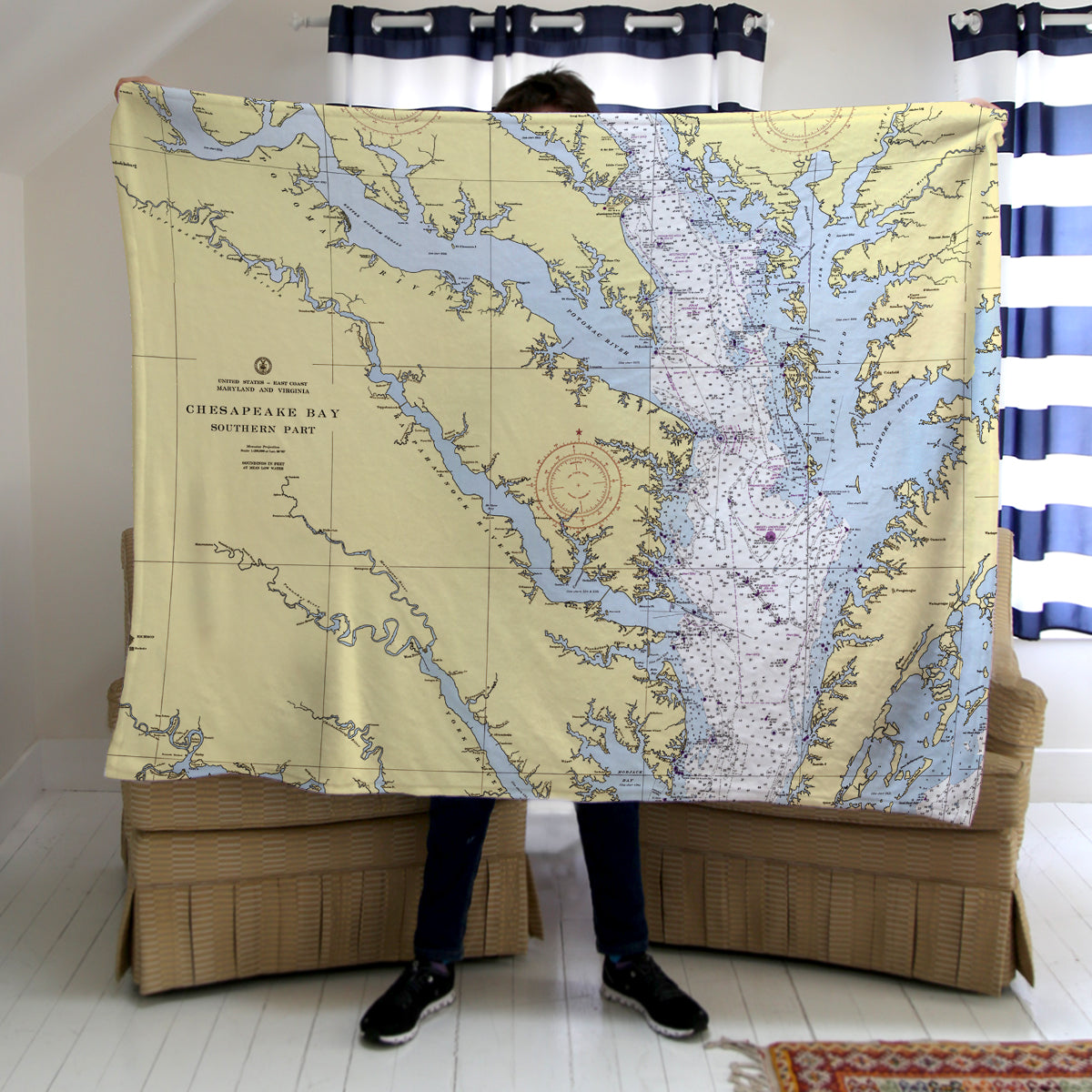 Northern Neck Compilation Chart Blanket