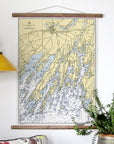 Casco Bay (Eastern Part), ME Nautical Chart Scroll