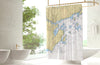 Marblehead & Salem Harbor Nautical Chart Shower Curtain