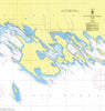 Les Cheneaux Islands, MI Nautical Chart Shower Curtain
