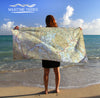 Squam Lake, NH Topo Map Quick Dry Towel