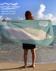 Aruba Sea Glass Map Quick Dry Towel