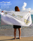 Hawaiian Islands - the whole chain Quick Dry Towel