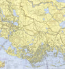 Cocodrie, LA Nautical Chart Shower Curtain