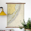 Key Largo Chart c. 1970 Scroll