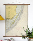 Key Largo Chart c. 1970 Scroll