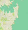 Sydney, AU Shower Curtain